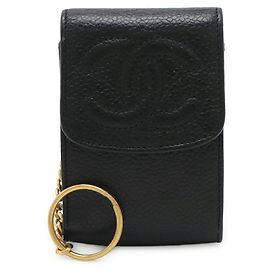 Chanel Coco Mark Mini Pouch Black