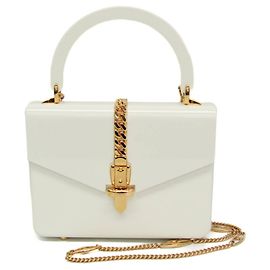 Gucci Sylvie 1969 Acryl Mini-Handtasche Weiß