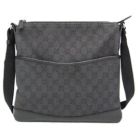 Borsa a tracolla Gucci GG Canvas Nero