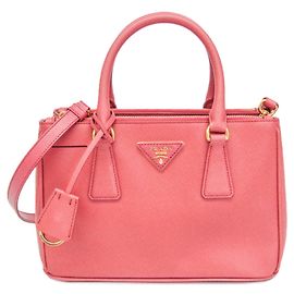 Prada Saffiano Galleria BN2316 Women's Handbag Pink