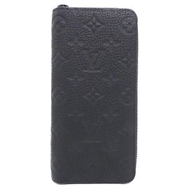 Louis Vuitton Taurillon Monogram Zippy Wallet Black