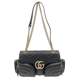 Borsa a tracolla Gucci GG Marmont 2 Nero
