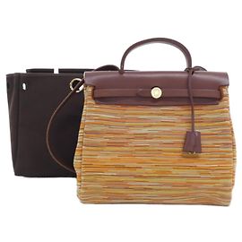 Hermès Bolsa Hermes Herbag PM Marrom