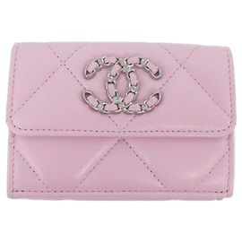 Chanel 19 Line AP1789 Wallet Pink