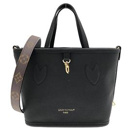Louis Vuitton Monogram Neverfull Inside Out BB Handbag Brown Black Monogram