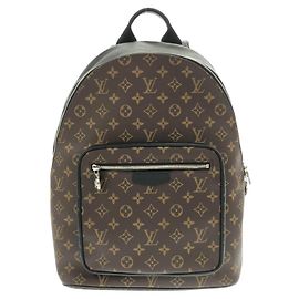 Mochila Louis Vuitton Monogram Macassar Josh M45349 Marrom