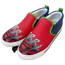 Marc by Marc Jacobs Baskets Slip-On Rouge Multi Blanc Rouge Bleu Vert