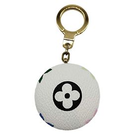 Porte-clés Louis Vuitton Monogram Multicolore Blanc Multicolore