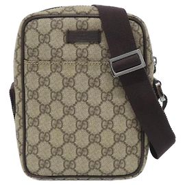 Bolsa de Ombro Gucci GG Plus Marrom Bege
