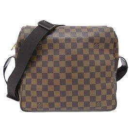 Bolsa de Ombro Louis Vuitton Damier Naviglio Damier ebene