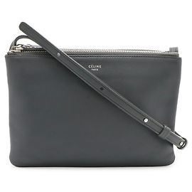 Céline Celine Trio Small Schultertasche in Anthrazitgrau Anthrazitgrau