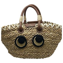 Anya Hindmarch Small Basket Rope Eyes Raffia Handbag Other