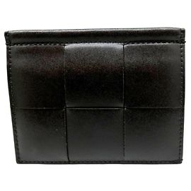 Cassette Flap Kartenetui Bottega Veneta Schwarz