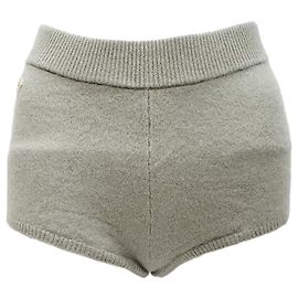 Mini shorts de malha Sandro em lã cinza Cinza