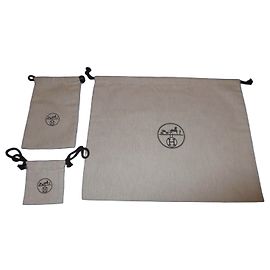 Hermès Kelly 25 Aufbewahrungsbeutel-Set (3-teilig) Beige