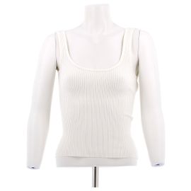 Zimmermann White Viscose Tank Top White