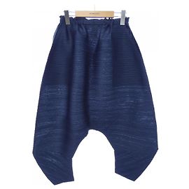 Issey Miyake Pantaloni plissettati PLEATS PLEASE Blu