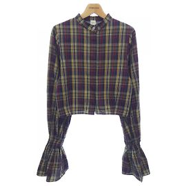 Autre Marque Camisa Elin de algodão Marrom Vermelho Azul Azul marinho