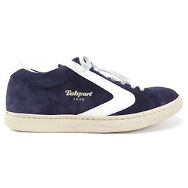 Autre Marque Valsport Leder-Sneaker Blau Marineblau