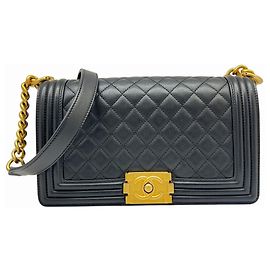 Borsa a Spalla Boy Matelassé Chanel Nero