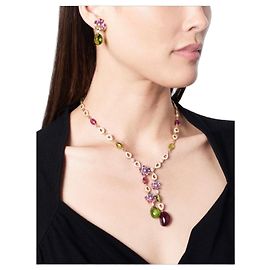 Bulgari Colar Bvlgari Sapphire Flower em pedras preciosas e diamantes Multicor