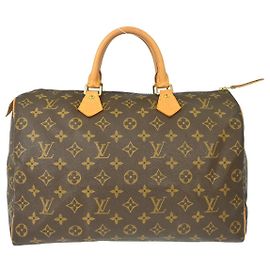 Louis Vuitton Speedy Monogram Canvas 35 Marron