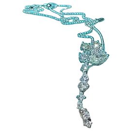 Tasaki Tanichi Pure Diamond Set Halskette Silber