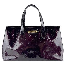 Sac à main Louis Vuitton Monogram Vernis Wilshire PM Bordeaux