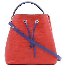 Louis Vuitton Neo Neo em couro Epi vermelho e azul MM Multicor