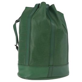 Louis Vuitton Randonnee Backpack Epi Leather GM Green