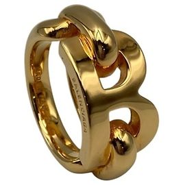 Anello B Chain Balenciaga D'oro