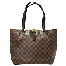 Sac cabas Louis Vuitton Damier Westminster PM Marron Damier ebène