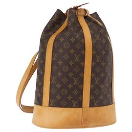 LOUIS VUITTON Bolsa de Ombro Monogram Randonnee GM M42244 LV Auth 171263A Monograma