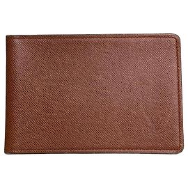 Vintage Louis Vuitton Epi Leder Kartenetui Braun Braun
