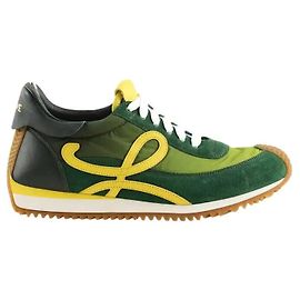 Ténis Loewe Flow Runner Verdes Camurça Verde