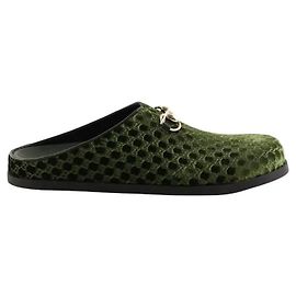 Gucci leather mules green size 41 Green