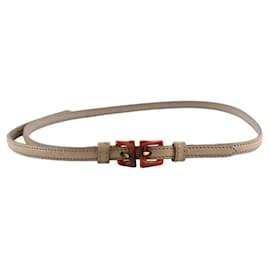 Prada Cinto de couro cinza Cinza