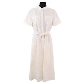 Vestido de algodón beige SéZane Beige