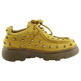 Burberry Scarpe con lacci gialle Giallo