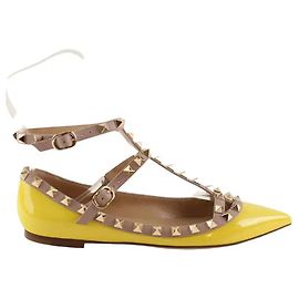 Valentino Gelbe Espadrilles Gelb