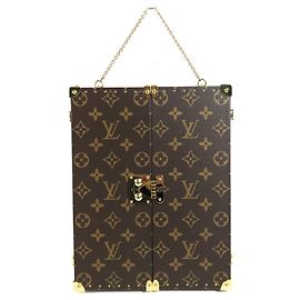 Espejo Baúl Monogram Louis Vuitton Home Castaño