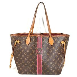 Sac cabas Louis Vuitton Monogram Neverfull MM Marron