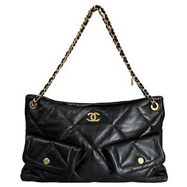 Sacola de compras Chanel da Coleção 2025/26 Preto