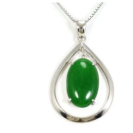 Autre Marque Collar de platino PT900 con piedra artificial Otro