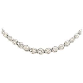 Autre Marque PT850 Platin-Halskette mit 5.00 Carat Diamant Andere
