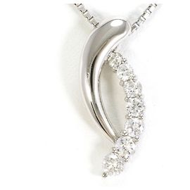 Autre Marque PT900 Platin-Halskette mit Diamant Andere