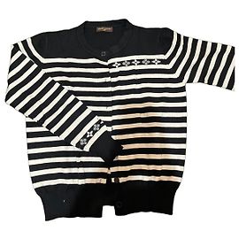 Louis Vuitton Gestreifte Strickjacke - Schwarz-Weiß Schwarz Weiß