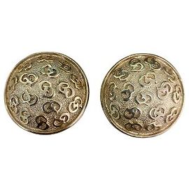Dior Orecchini a clip Christian CD Monogram Gold Altro