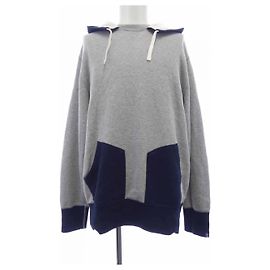 Autre Marque Sudadera con capucha Loopwheeler Castaño Azul marino