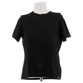 T-shirt nera in cotone Courreges Nero